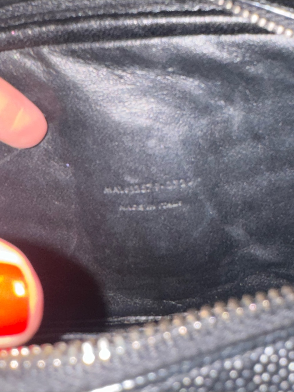 Saint Laurent Grain De Poudre Matelasse Monogram Mini Lou Camera Bag in Black - Picture 3 of 8